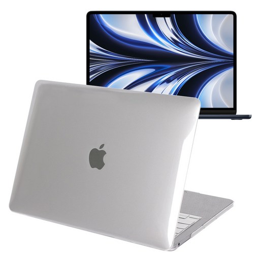 헤이맨 맥북 에어 13 인치 A3240 M4 클리어 투명 하드 노트북 케이스, 1개