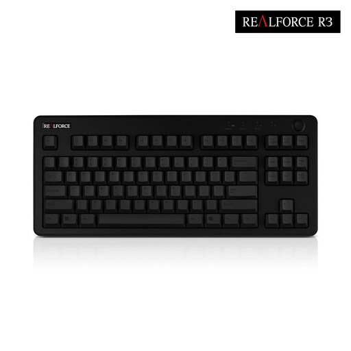 리얼포스 R3 블랙 [국내배송] APC 저소음 텐키리스 토프레 키보드