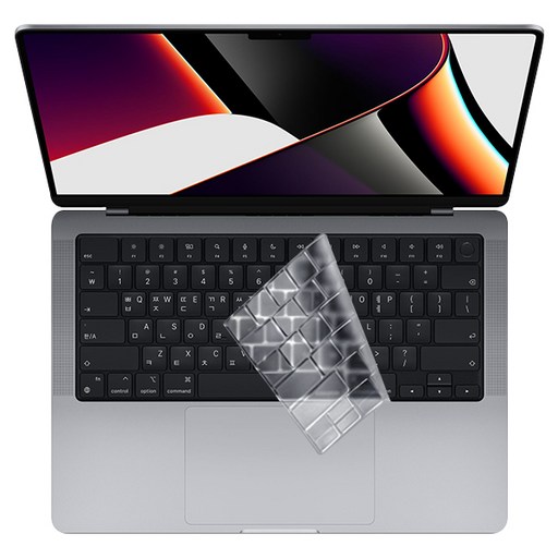 지모 맥북 프로 에어 네오 TPU 투명 키스킨, 클리어 - 맥북에어13(M2/M3/M4/M5), 1개
